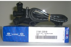 Комплект высоковольтных проводов для HYUNDAI ACCENT II (LC) 1.3 2000-2005, код двигателя G4EA, V см3 1341, кВт 55, л.с. 75, бензин, Hyundai-KIA 2750122B10