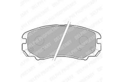 Колодки передние TUCSON, SPORTAGE (JE) LP1902 для HYUNDAI TUCSON (JM) 2.0 2004-2010, код двигателя G4GC, V см3 1975, КВт104, Л.с.141, бензин, Delphi LP1902