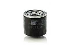 Фильтр масляный W811 для HYUNDAI VELOSTER (FS) 1.6 T-GDI 2012-, код двигателя G4FJ, V см3 1591, КВт137, Л.с.186, бензин, MANN-FILTER W81180