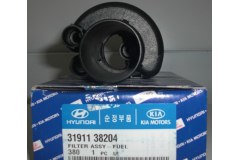 Фильтр топливный для HYUNDAI SANTA FE I (SM) 2.4 16V 4x4 2001-2006, код двигателя G4JS-G, V см3 2351, КВт107, Л.с.146, бензин, Hyundai-KIA 3191138204