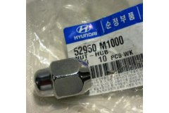 Гайка для HYUNDAI ATOS (MX) 1.1 2003-2008, код двигателя G4HG, V см3 1086, кВт 46, л.с. 63, бензин, Hyundai-KIA 52950M1000