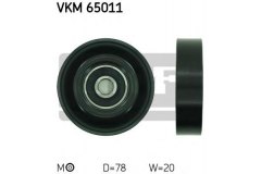 Ролик натяжителя ремня агрегатов для HYUNDAI ELANTRA седан (XD) 1.6 2000-2006, код двигателя G4GR, V см3 1599, кВт 66, л.с. 90, бензин, Skf VKM65011